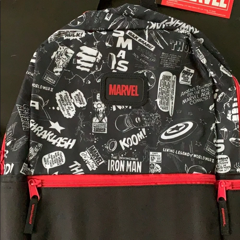 Marvel‎ iron man comic book backpack
